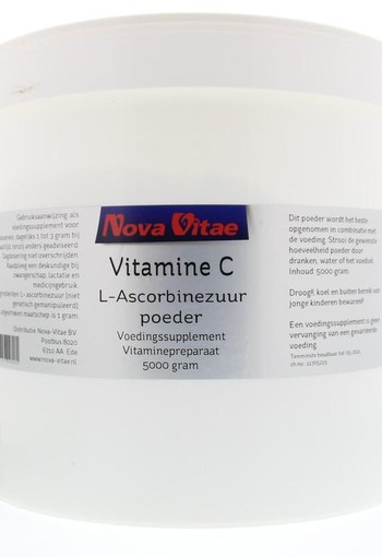 Nova Vitae Vitamine C ascorbinezuur poeder (5 Kilogram)