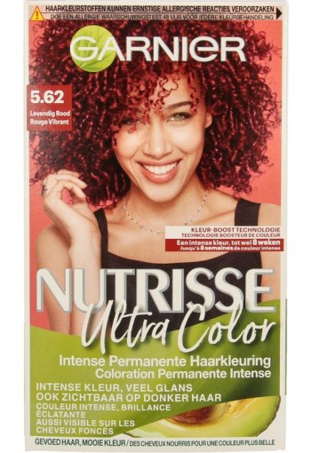 Garnier Nutrisse ultra color 5.62 levendig rood (1 Set)