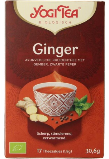 Yogi Tea Ginger bio (17 Zakjes)