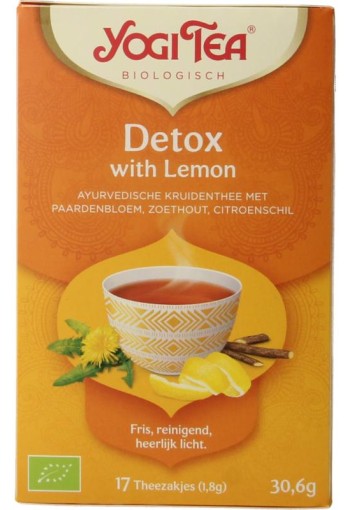 Yogi Tea Detox with lemon bio (17 Zakjes)