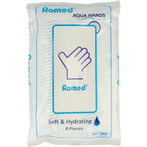 Romed Washandjes vochtig (8 Stuks)