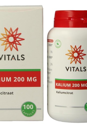 Vitals Kalium citraat 200 mg (100 Capsules)