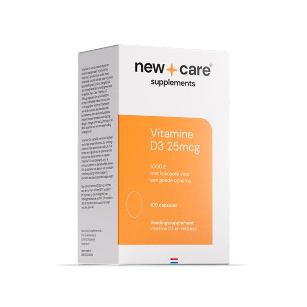 New Care Vitamine D3 25mcg (100 Capsules)