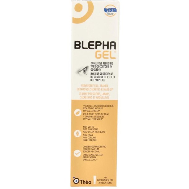 Blephagel Ooglid reiniging gel (30 Gram)