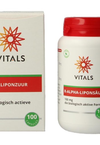 Vitals R-alfaliponzuur (100 Capsules)