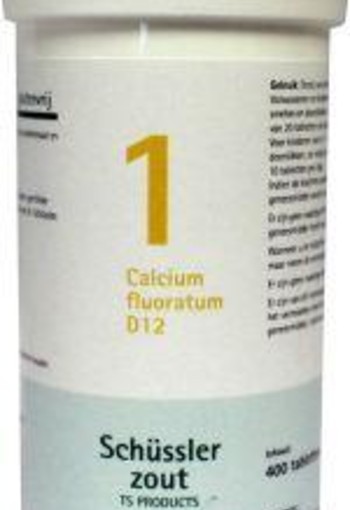 Pfluger Calcium fluoratum 1 D12 Schussler (400 Tabletten)