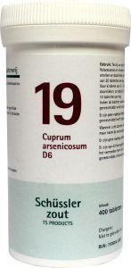 Pfluger Cuprum arsenicosum 19 D6 Schussler (400 Tabletten)