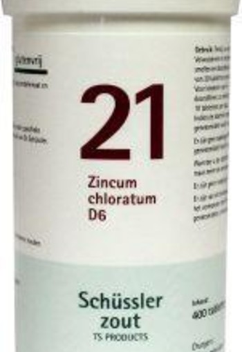 Pfluger Zincum chloratum 21 D6 Schussler (400 Tabletten)