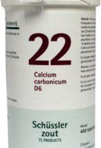 Pfluger Calcium carbonicum 22 D6 Schussler (400 Tabletten)