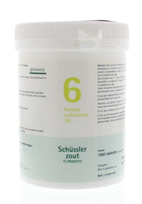 Pfluger Kalium sulfuricum 6 D6 Schussler (1000 Tabletten)