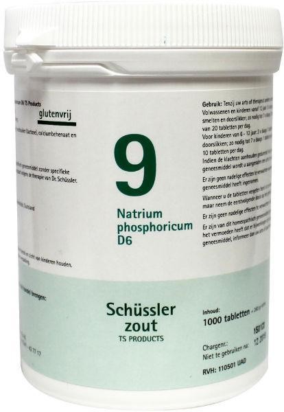 Pfluger Natrium phosphoricum 9 D6 Schussler (1000 Tabletten)