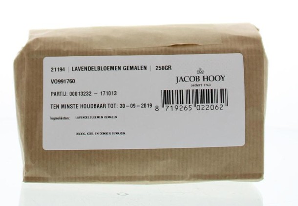 Jacob Hooy Lavendel gemalen (250 Gram)