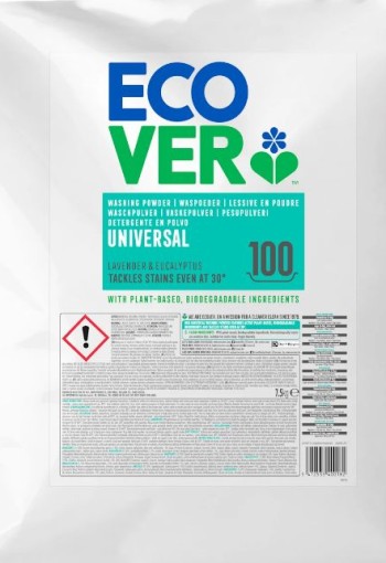 Ecover Waspoeder wit/universal (7500 Gram)