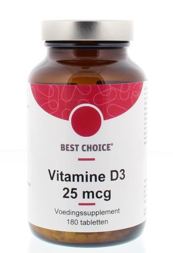 TS Choice Vitamine D3 25mcg (180 Tabletten)