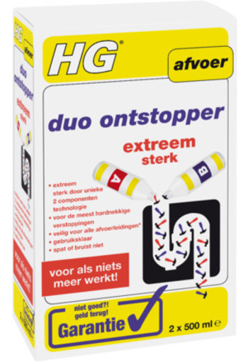 Hg Duo Ontstopper 2 X 500 Ml 2x500