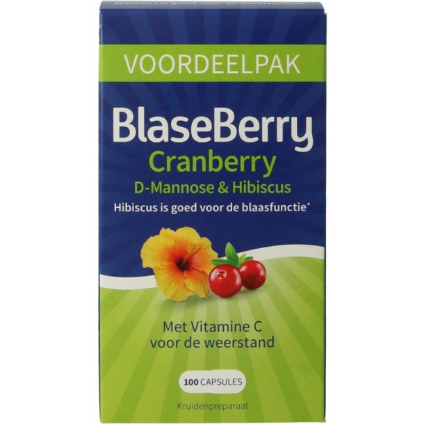 Blaseberry Cranberry D-mannose & hibiscus (100 Capsules)