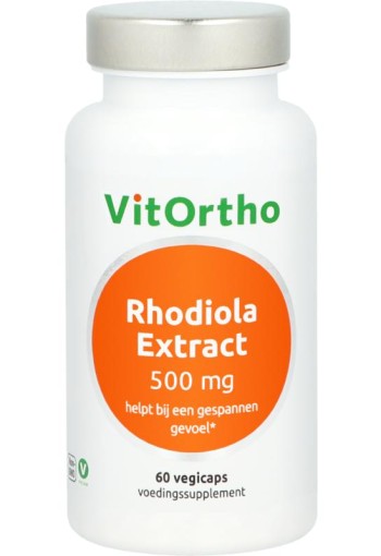 Vitortho Rhodiola extract 500mg (60 Vegetarische capsules)
