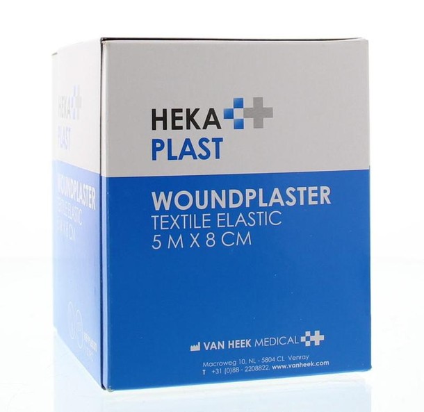 Hekaplast Dispenser 5m x 8cm textiel (1 Stuks)