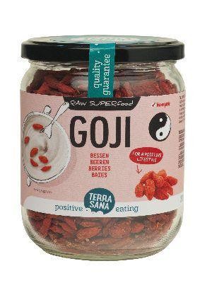 Terrasana Raw goji bessen in glas bio (200 Gram)