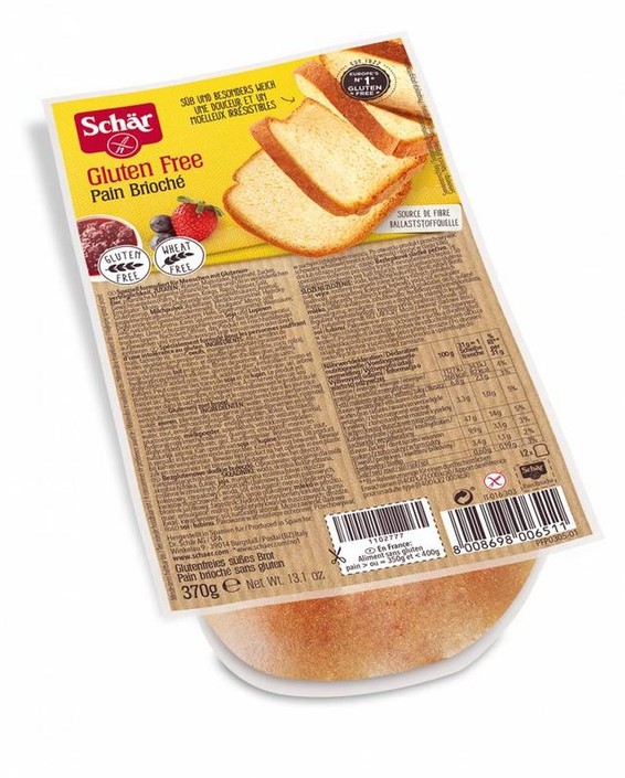 Dr Schar Pain brioche (370 Gram)