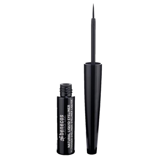 Benecos Eyeliner zwart vloeibaar (3 Milliliter)