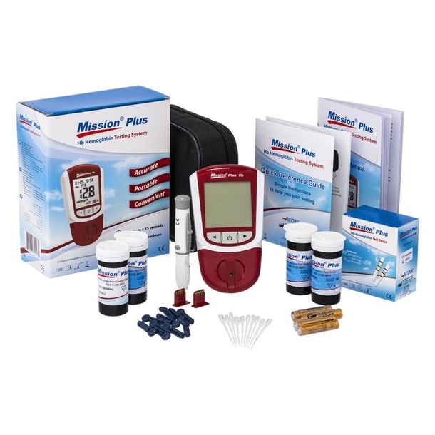 Mission 3-IN-1 Hematocriet HB+ meter startkit (1 Set)