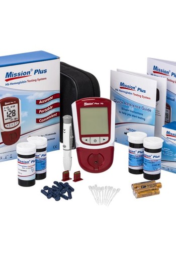 Mission 3-IN-1 Hematocriet HB+ meter startkit (1 Set)