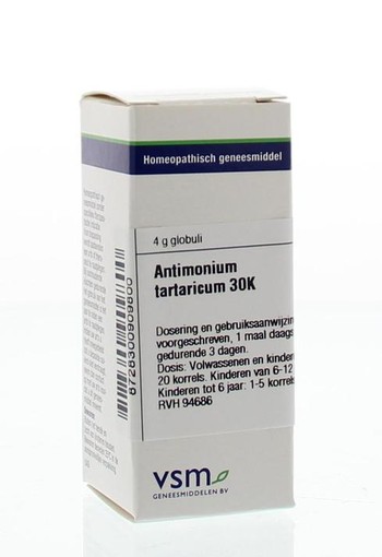 VSM Antimonium tartaricum 30K (4 Gram)
