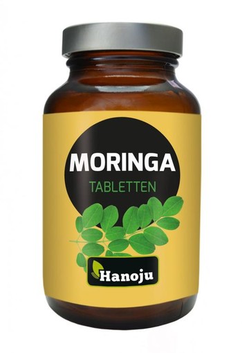 Hanoju Moringa oleifera heelblad 500mg (180 Tabletten)