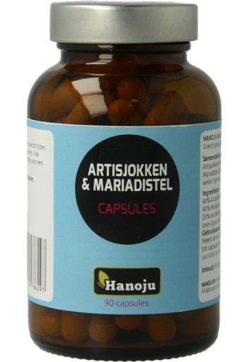 Hanoju Artisjok 200mg & mariadistel 200mg (90 Capsules)