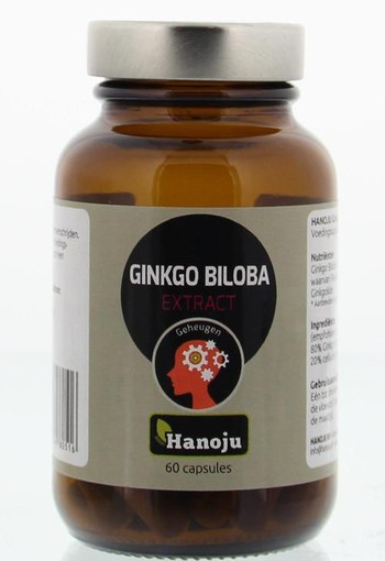 Hanoju Ginkgo Biloba extract (60 Capsules)