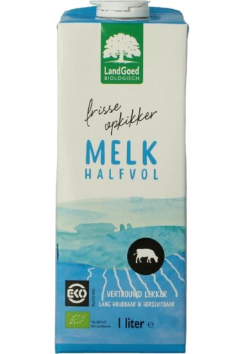 Landgoed Halfvolle melk bio (1 Liter)