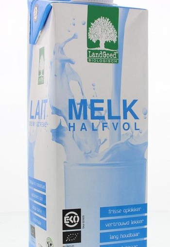 Landgoed Halfvolle melk bio (1 Liter)