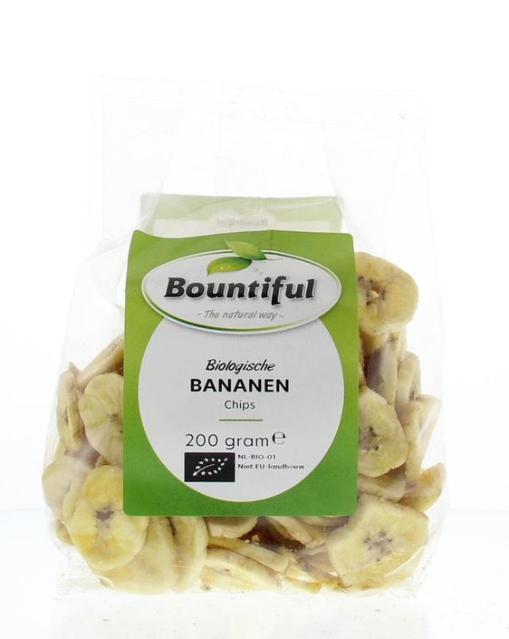 Bountiful Bananen chips bio (200 Gram)