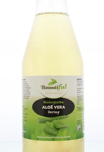 Bountiful Aloe vera oersap bio (750 Milliliter)