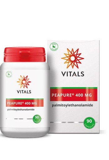 Vitals PeaPure 400 mg palmitoylethanolamide (90 Vegetarische capsules)