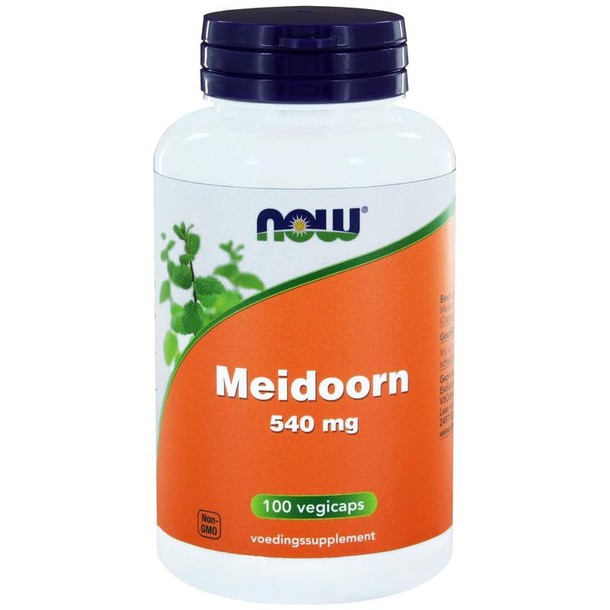 NOW Meidoorn 540 mg (100 Vegetarische capsules)