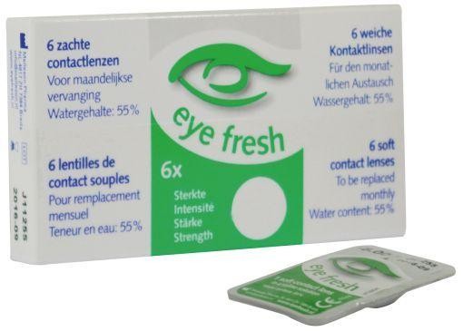 Eyefresh Maandlenzen -3.75 (6 Stuks)