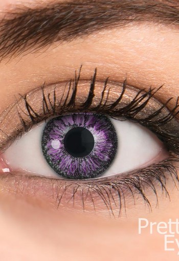 Pretty Eyes 1-Maand kleurlens 2P violet (2 Stuks)