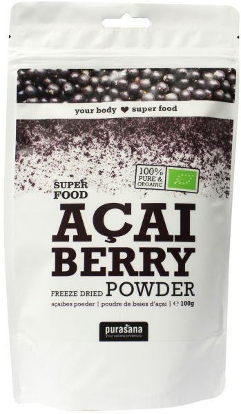 Purasana Acai bessen poeder vegan bio (100 Gram)