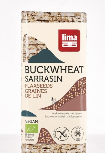 Lima Boekweitwafels lijnzaad bio (130 Gram)