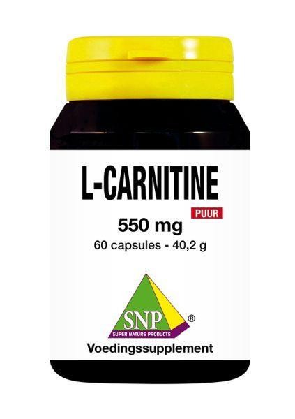 SNP L-Carnitine 550mg puur (60 Capsules)