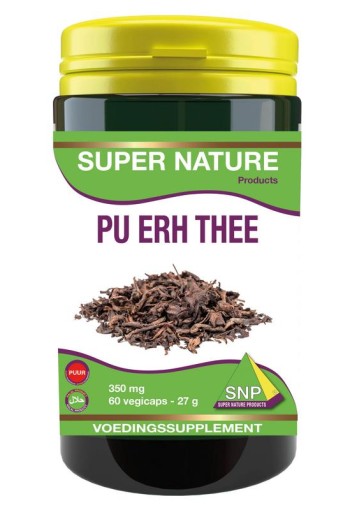 SNP Pu erh thee 350mg puur (60 Vegetarische capsules)