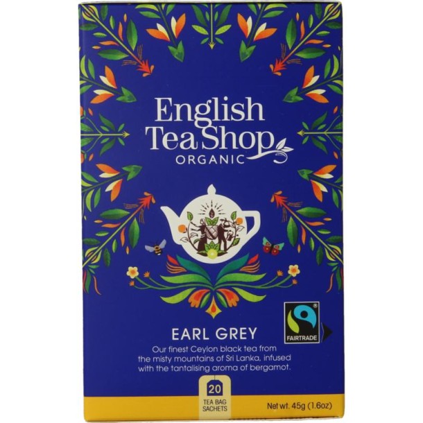 English Tea Shop Earl grey bio (20 Zakjes)