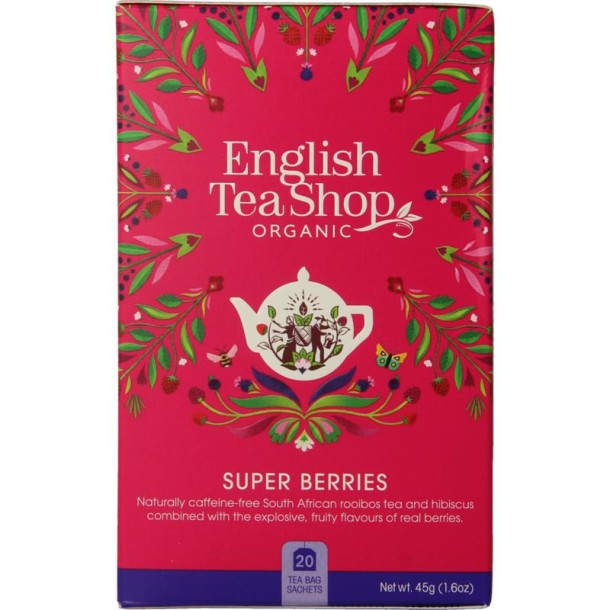 English Tea Shop Superberries bio (20 Zakjes)