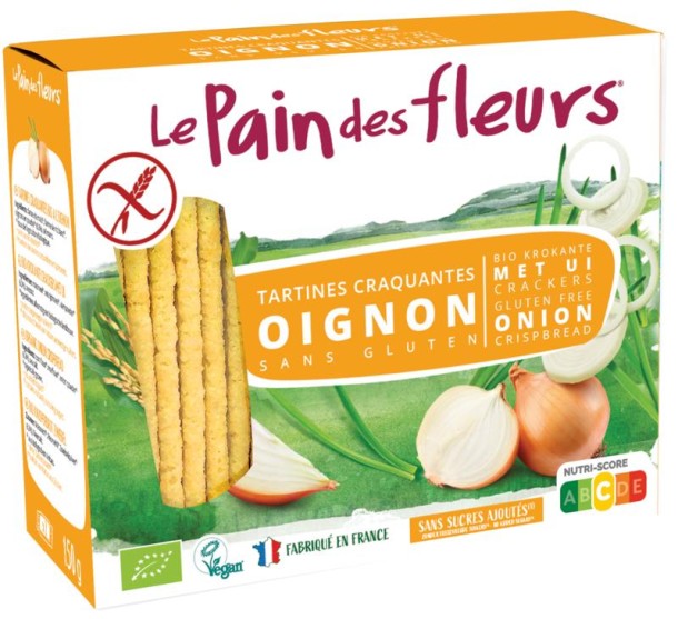 Pain Des Fleurs Aperitif crackers ui bio (150 Gram)