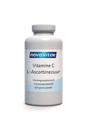 Nova Vitae Vitamine C ascorbinezuur poeder (500 Gram)