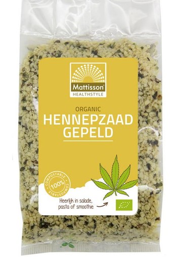 Mattisson Hennepzaad gepeld navulzak bio (250 Gram)