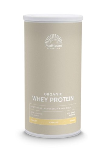 Mattisson Wei whey proteine vanille 80% bio (450 Gram)