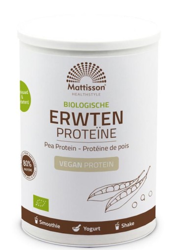 Mattisson Erwten proteine gefermenteerd bio (350 Gram)